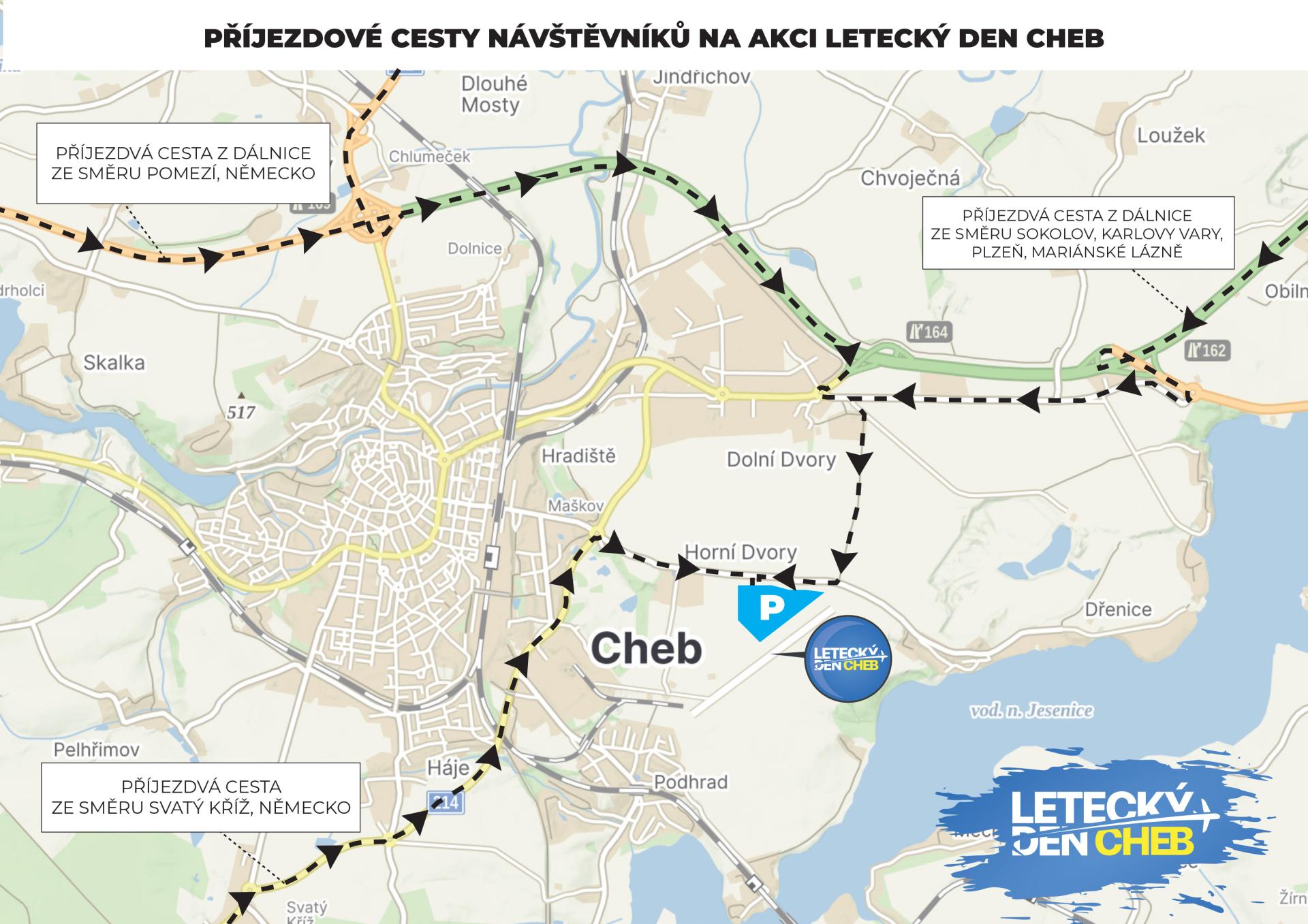 Příjezdové cesty